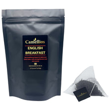 English Breakfast fekete tea piramis filterekkel