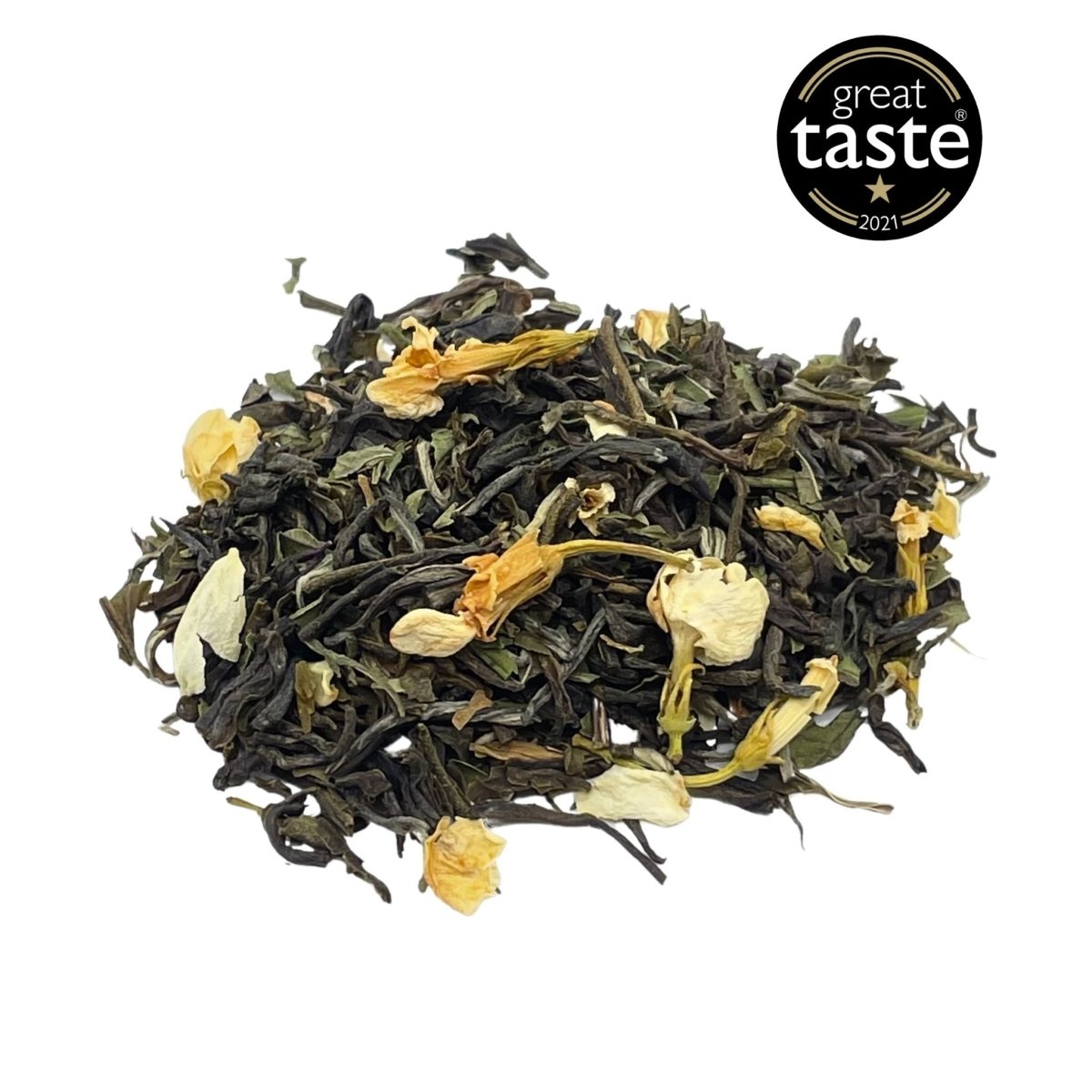 Jázminos-mentás szálas zöld tea 100 g-os kiszerelésben