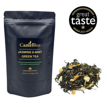 Jázminos-mentás szálas zöld tea 100 g-os kiszerelésben