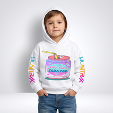 Lila gyerek KPop Soda Pop kapucnis pulóver