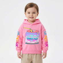 Lila gyerek KPop Soda Pop kapucnis pulóver
