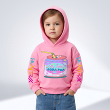 Lila gyerek KPop Soda Pop kapucnis pulóver