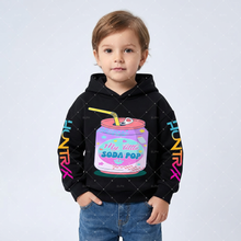 Lila gyerek KPop Soda Pop kapucnis pulóver