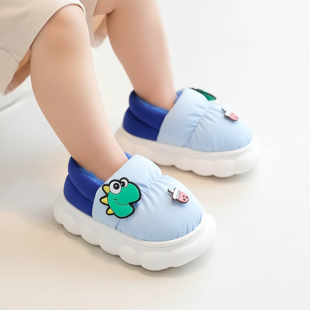 Waterproof Warm and Soft Space Boots Slippers Ages 2-13-0