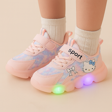 Rózsaszín gyerek LED sneaker buboréktalppal