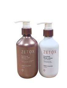 Zetox tusfürdő és testápoló csomag