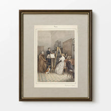 Vintage Minute Waltz sheet music wall art in a vertical solid wood frame with gold accents