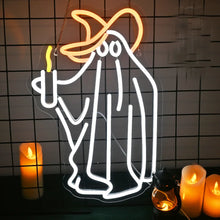 Pumpkin Halloween neon sign for festive wall decor