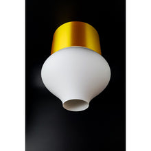 Teara Aura Ivory gold and matte white decorative pendant light