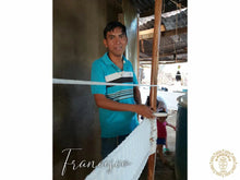 Tipitapa 2 macramé L-bar cotton hammock handwoven in Nicaragua