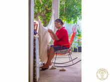 Blanca XL white Colombian cotton hammock chair