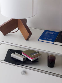 Pink irregular acrylic decorative tray with modern sculptural design