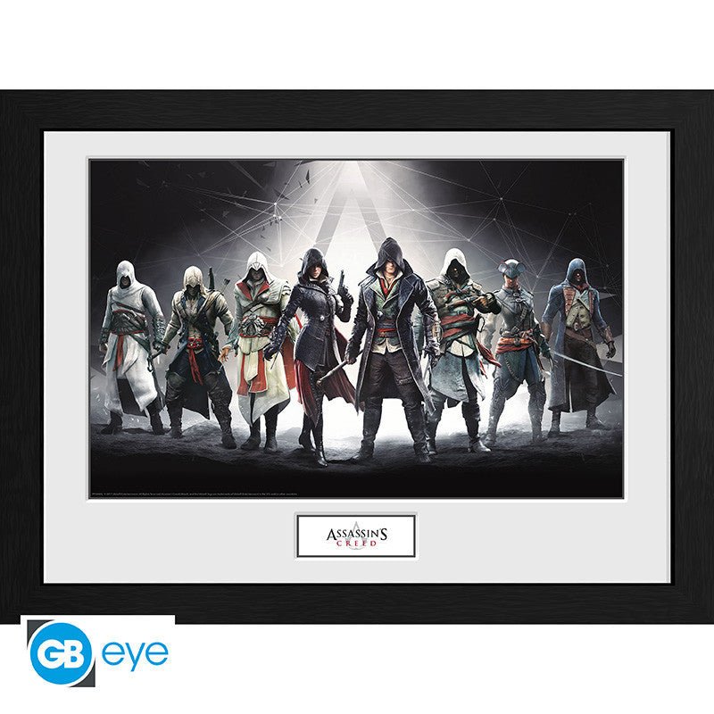 Assassin's Creed - keretezett kép "Karakterek" (30x40) - Zencloudshop.eu