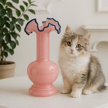 French country style glass flower vase for home decor