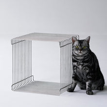 Nordic metal storage shelf for books, decor, and home organisation