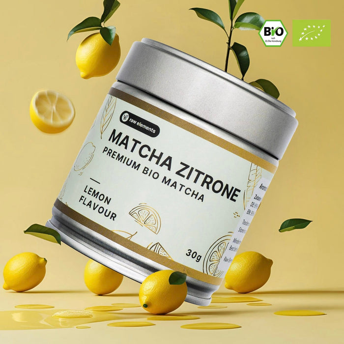 Citromos matcha tea 30 g-os kiszerelésben