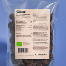 Bio csokoládécseppek 1000 g-os kiszerelésben