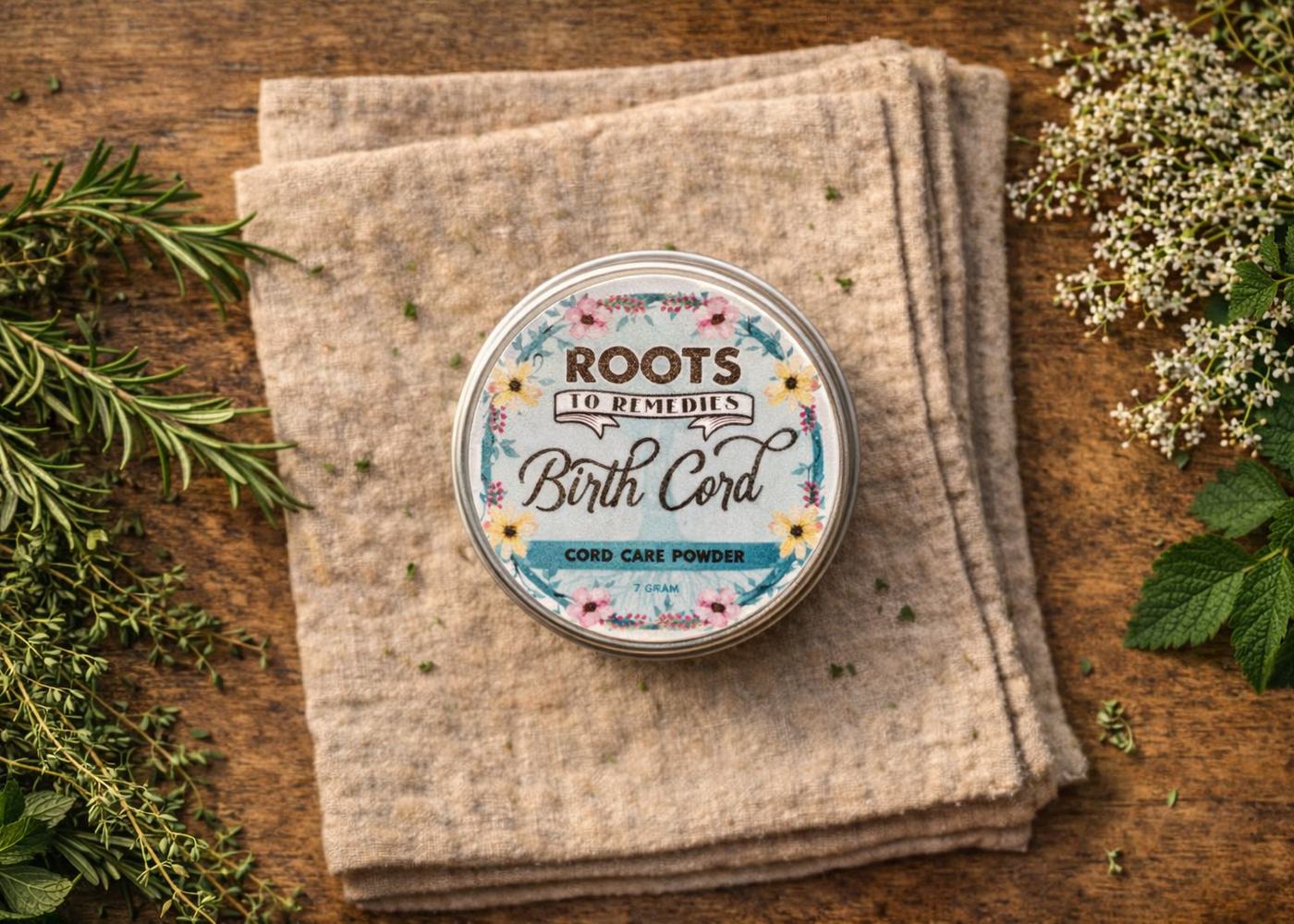 Herbal birth cord powder for newborn umbilical cord care