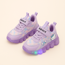Rózsaszín gyerek LED sneaker buboréktalppal