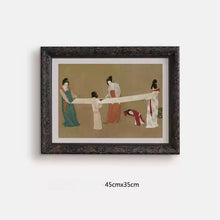 Oriental style decorative wall art set of 5 for home decor