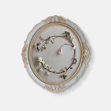 Round resin wall art decorative accent for home interiors
