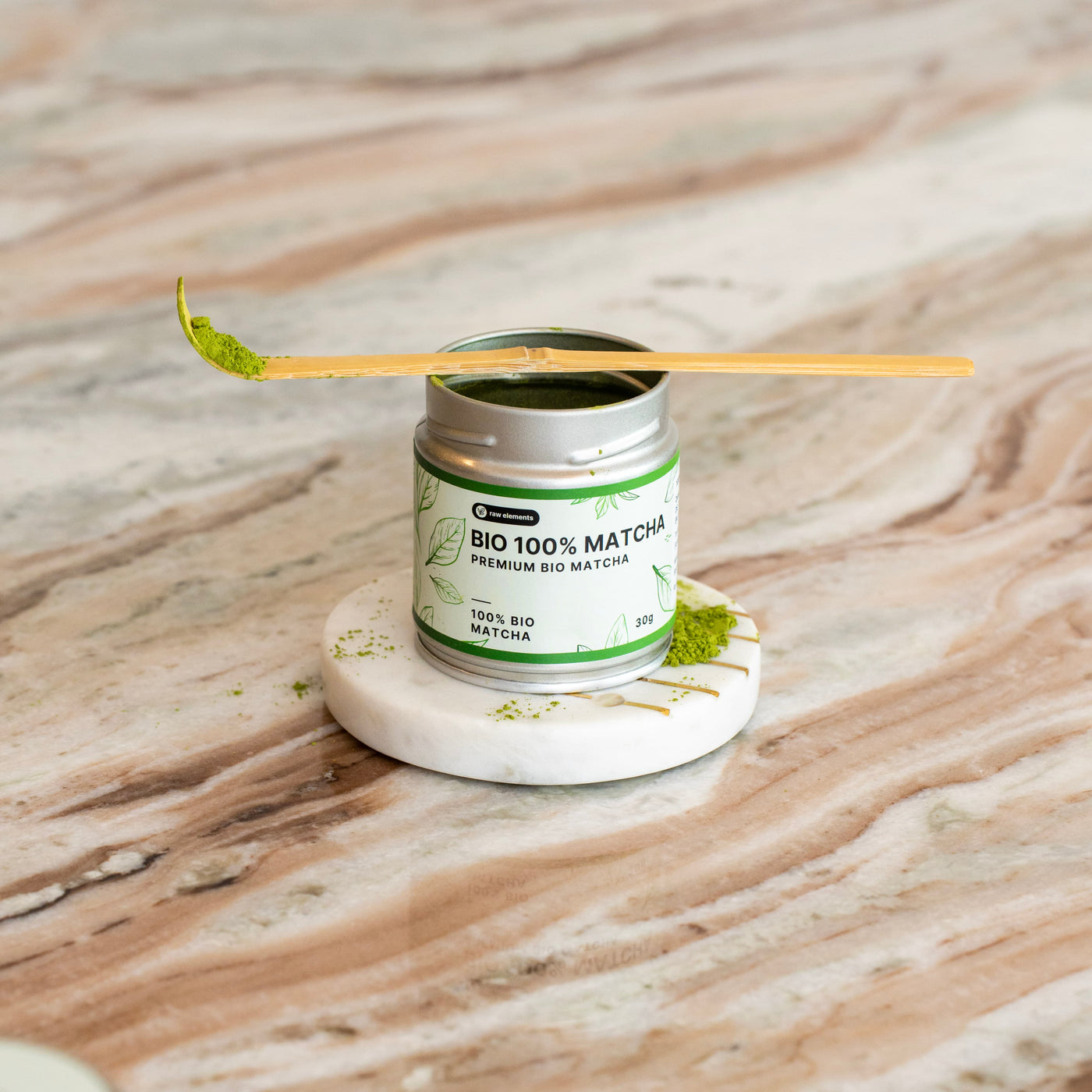 Bambusz chashaku matcha kanál