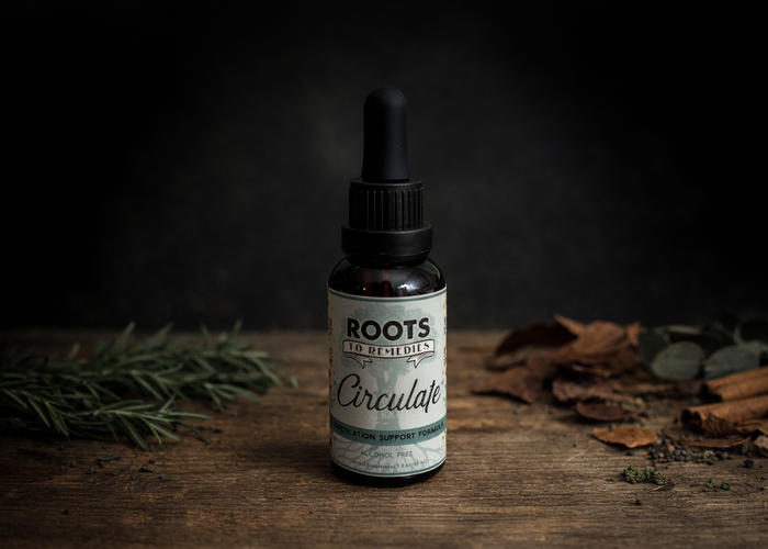 Circulate herbal circulation support extract bottle