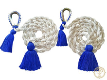 Set of two multicolored handmade Colombian decorative ropes