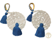 Set of two multicolored handmade Colombian decorative ropes