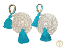 Set of two multicolored handmade Colombian decorative ropes