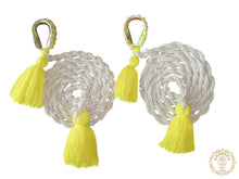 Set of two multicolored handmade Colombian decorative ropes