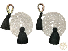 Set of two multicolored handmade Colombian decorative ropes