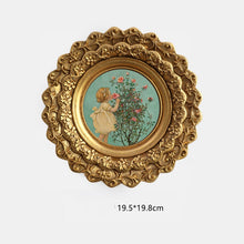 Set of 10 retro wall paintings for vintage-inspired gallery wall decor
