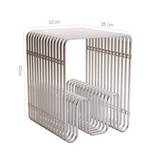 Minimalist iron magazine rack for books and magazines