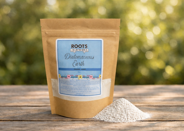 Food grade diatomaceous earth binder powder for cleanse routines