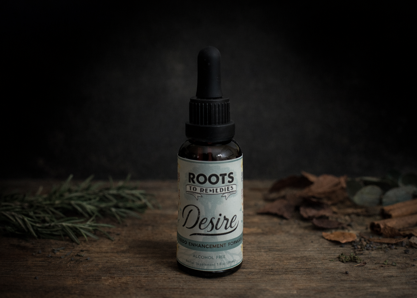 Desire herbal libido support extract bottle