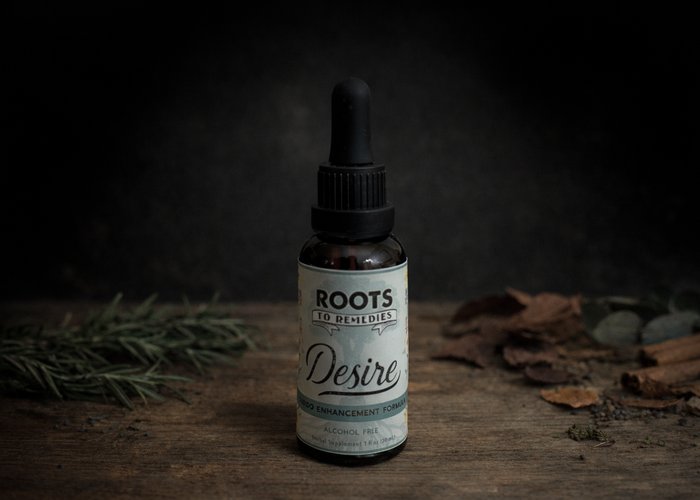 Desire herbal libido support extract bottle