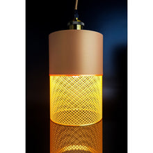 Loom Dune Aura modern pendant light with mesh-style lower detail