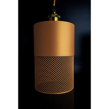 Loom Dune Max warm natural tone mesh pendant light