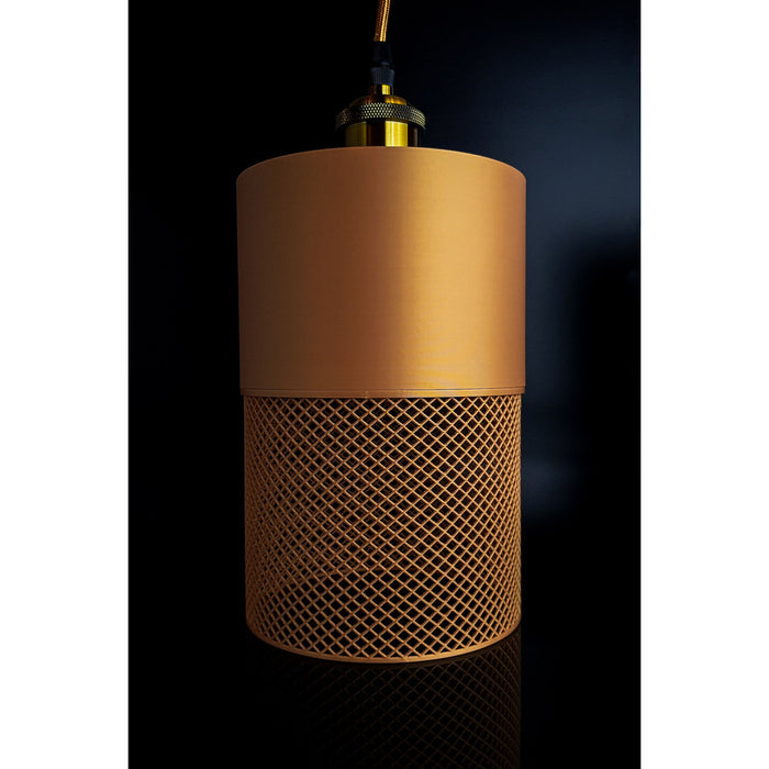 Loom Dune Max warm natural tone mesh pendant light
