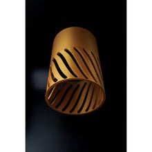 Sylwave Dune Max sculptural pendant light with curved single-colour shade
