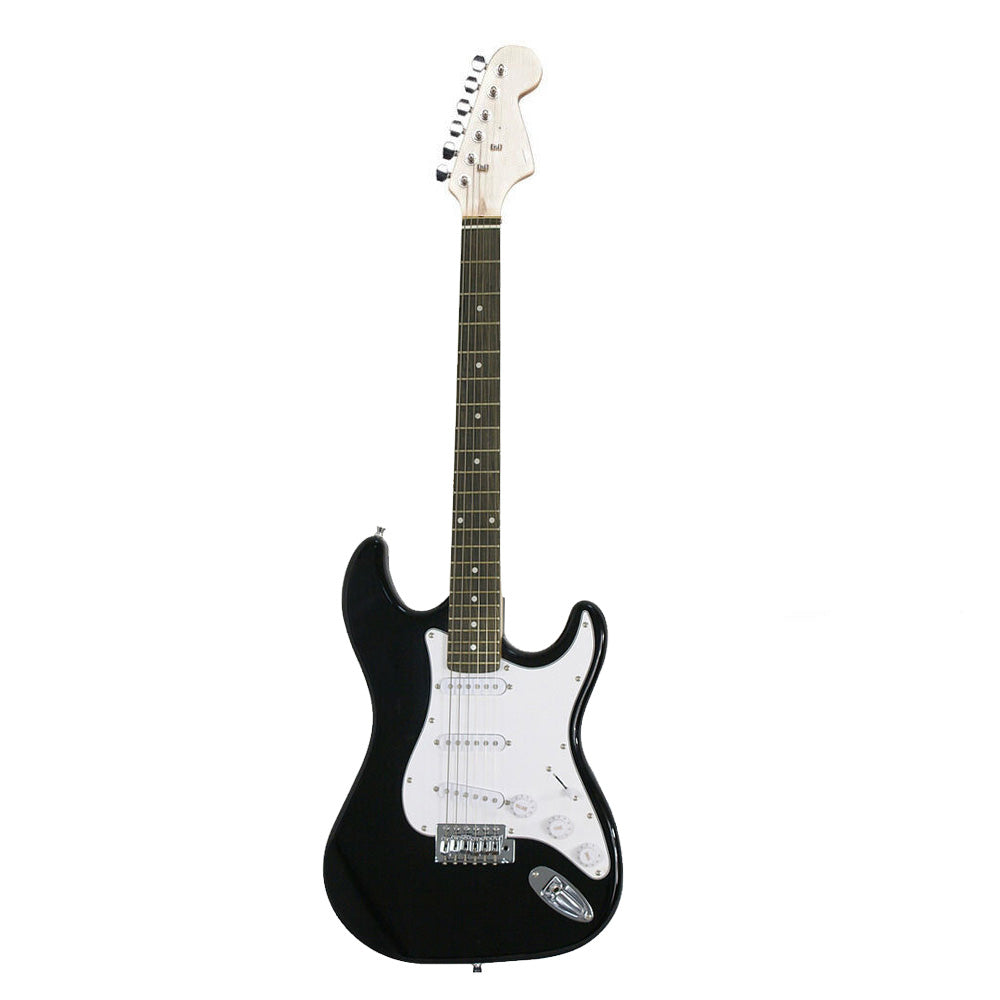 Elektromos gitár szett kezdőknek, ajándék erősítővel-fekete-0