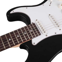Elektromos gitár szett kezdőknek, ajándék erősítővel-fekete-2