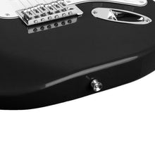 Elektromos gitár szett kezdőknek, ajándék erősítővel-fekete-1