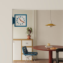 Square View Double-Sided Clock-1