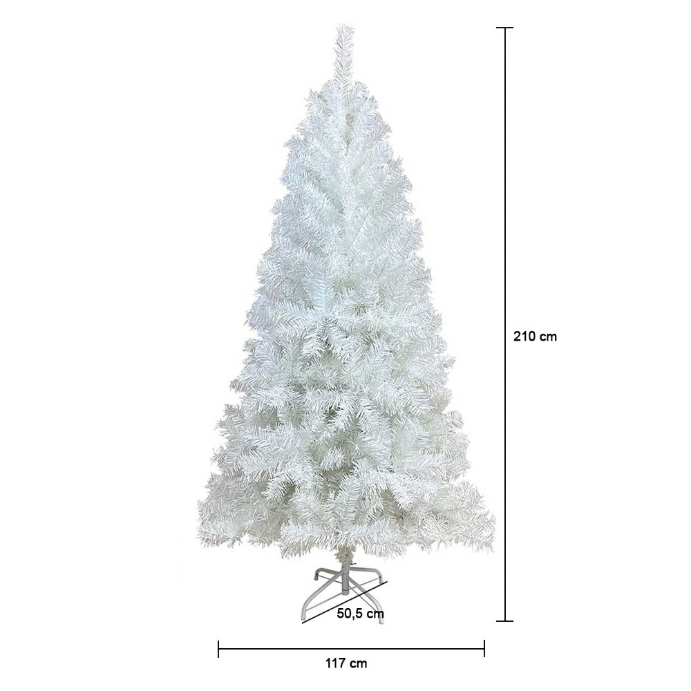 Fehér műfenyő - több méretben-210 cm-es-0