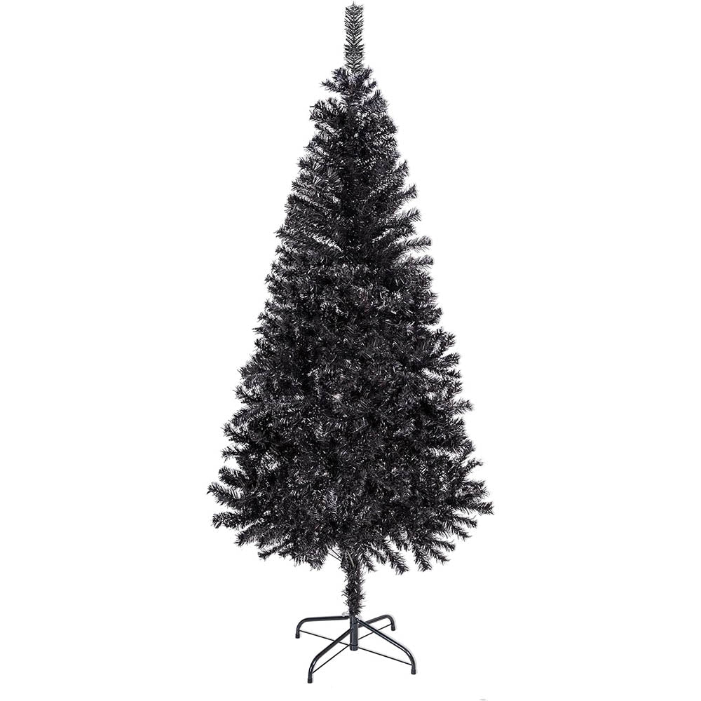 Fekete műfenyő, 120cm 230ág-0