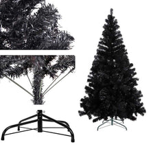 Fekete műfenyő, 210cm 1000ág-1