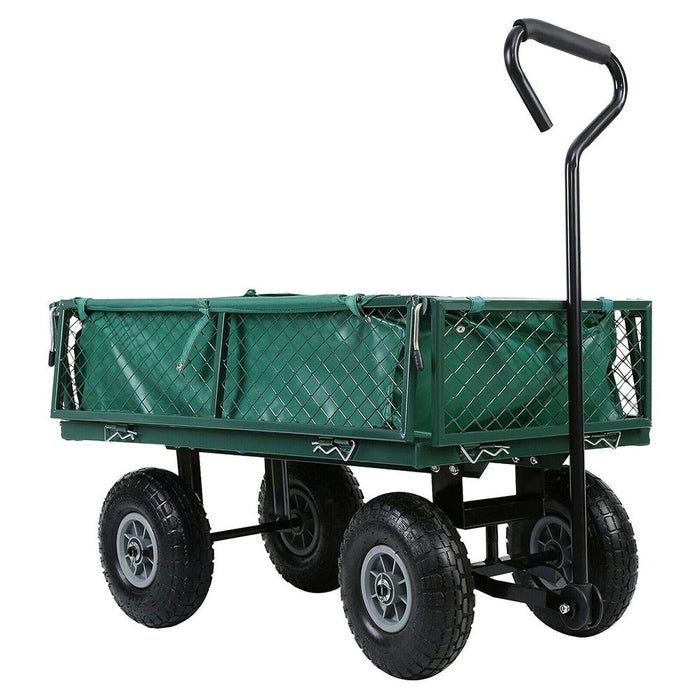 Fém kerti kézikocsi, 300 kg teherbírással-0