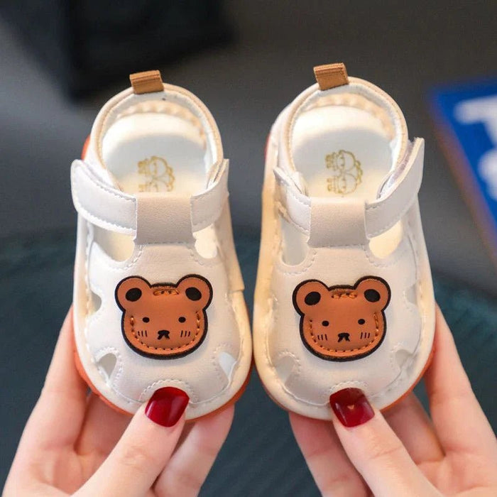 First Steps Sandals with Bear - Zencloudshop.eu